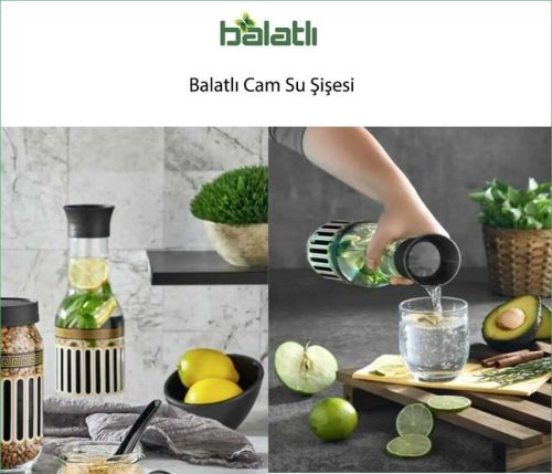 Balatlı Cam Su Şişesi BLT-CAM SU ŞİŞESİ