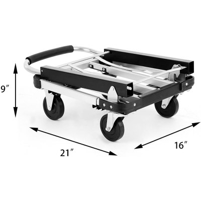 Balatlı Katlanabilir Paket Taşıma Arabası 150 Kg BLT-TA-AT150A - 7