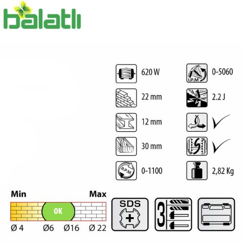 Felisatti Kırıcı Delici FS-RHF22/620ERT