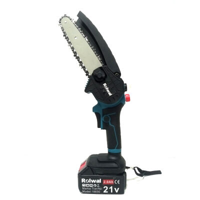 Rolwal Profesyonel 21V 2.0ah Şarjlı Dal Budama Testeresi 15 cm - 1